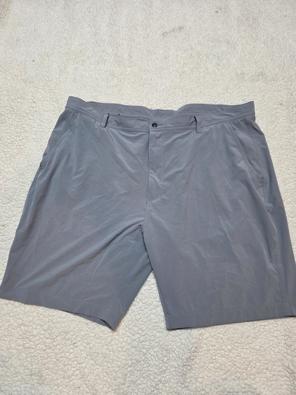 FootJoy Men's Slate Gray Flat-Front Golf Shorts